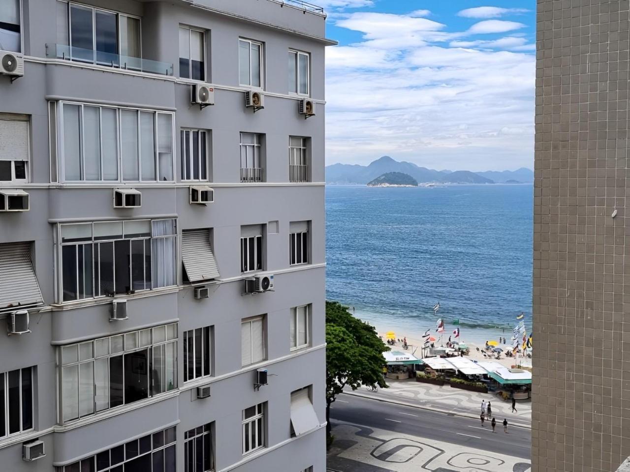 Confortavel Estudio Com Linda Vista Do Mar Rio de Janeiro Buitenkant foto