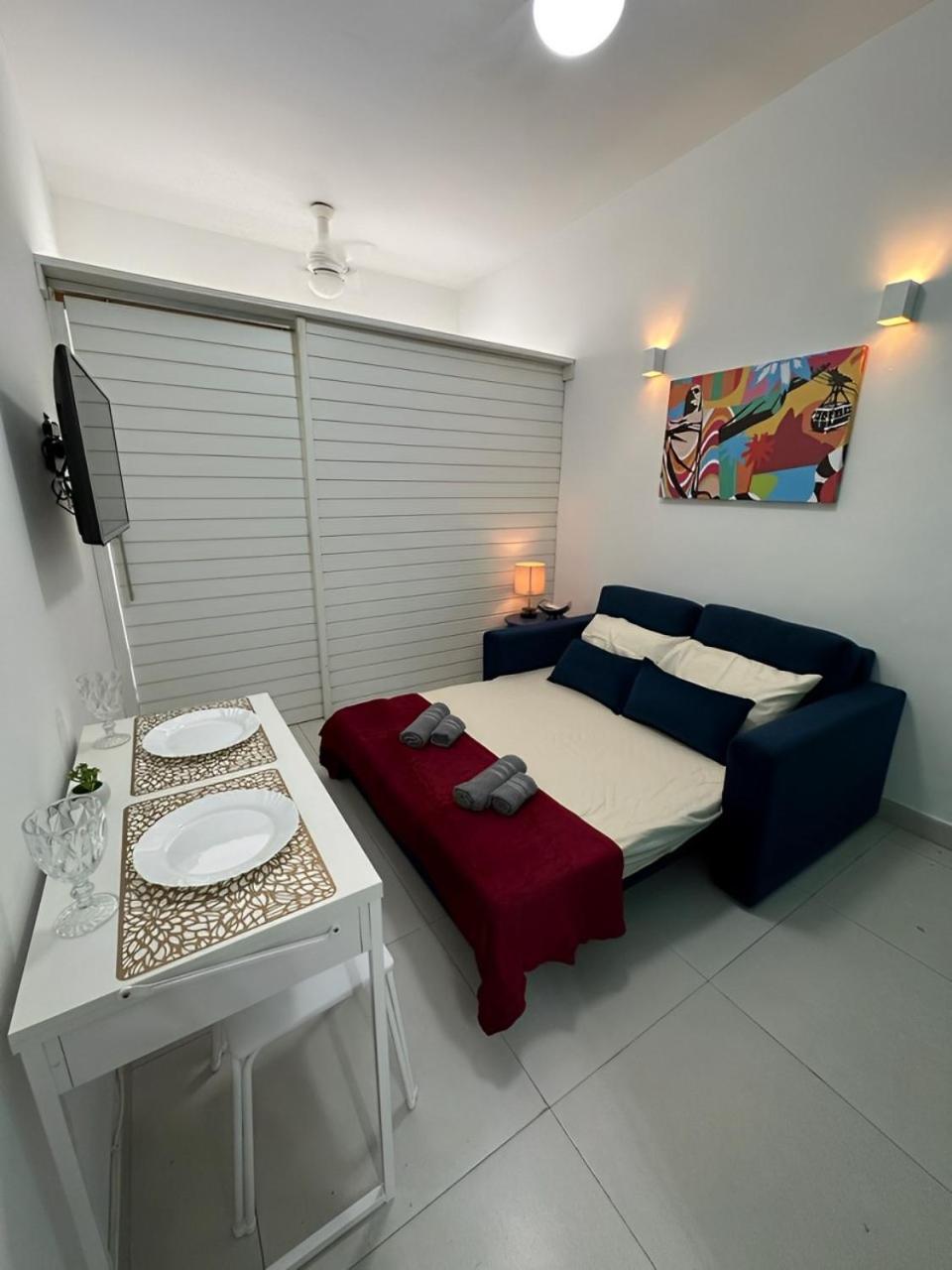 Confortavel Estudio Com Linda Vista Do Mar Rio de Janeiro Buitenkant foto