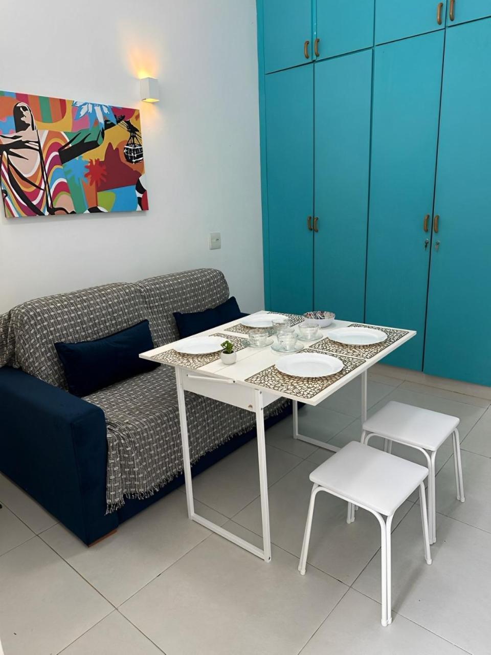 Confortavel Estudio Com Linda Vista Do Mar Rio de Janeiro Buitenkant foto
